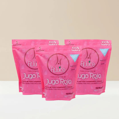 Kit Fit Juice Jugo Rojo x3 - Fit Juice