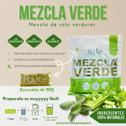 Combo verde sin FRUTA